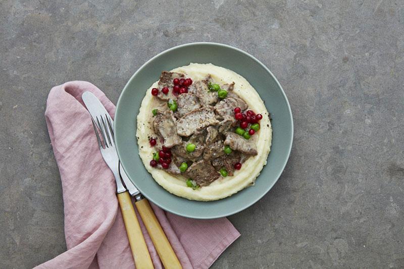 Creamy sautéed reindeer - Lapin Liha