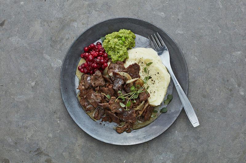 Traditional sautéed reindeer - Lapin Liha