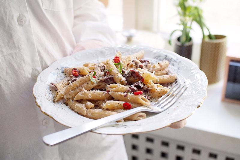 Reindeer pasta in Hanna G's style - Lapin Liha