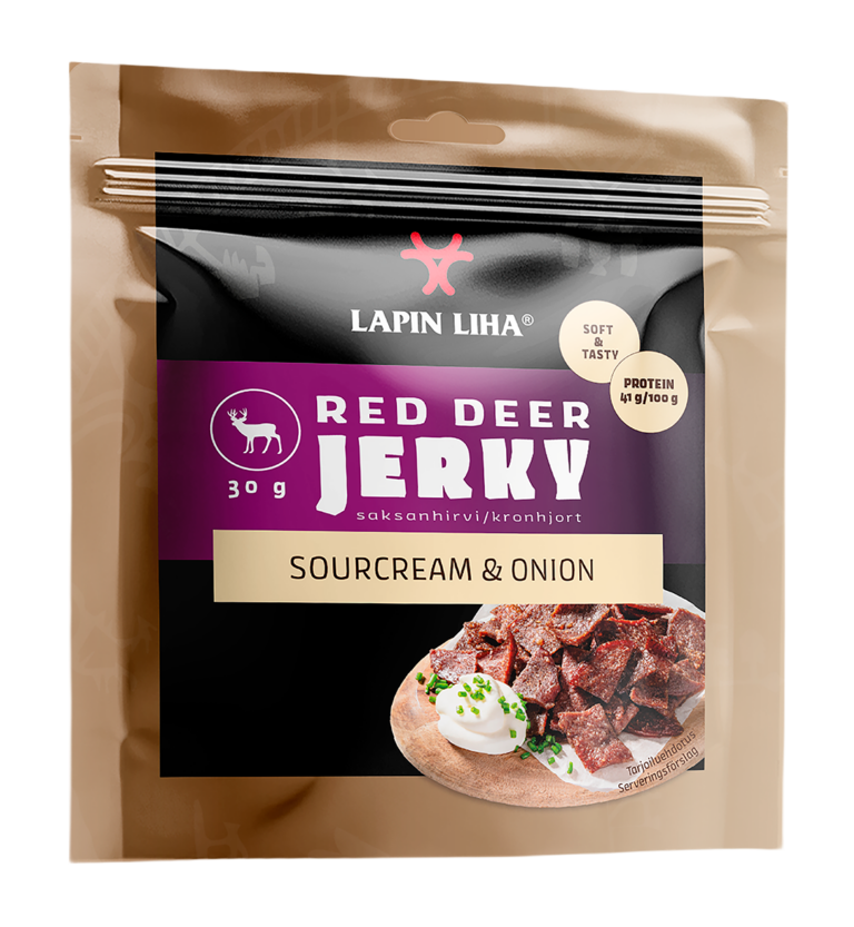 Red Deer Jerky Sourcream & Onion 30 g